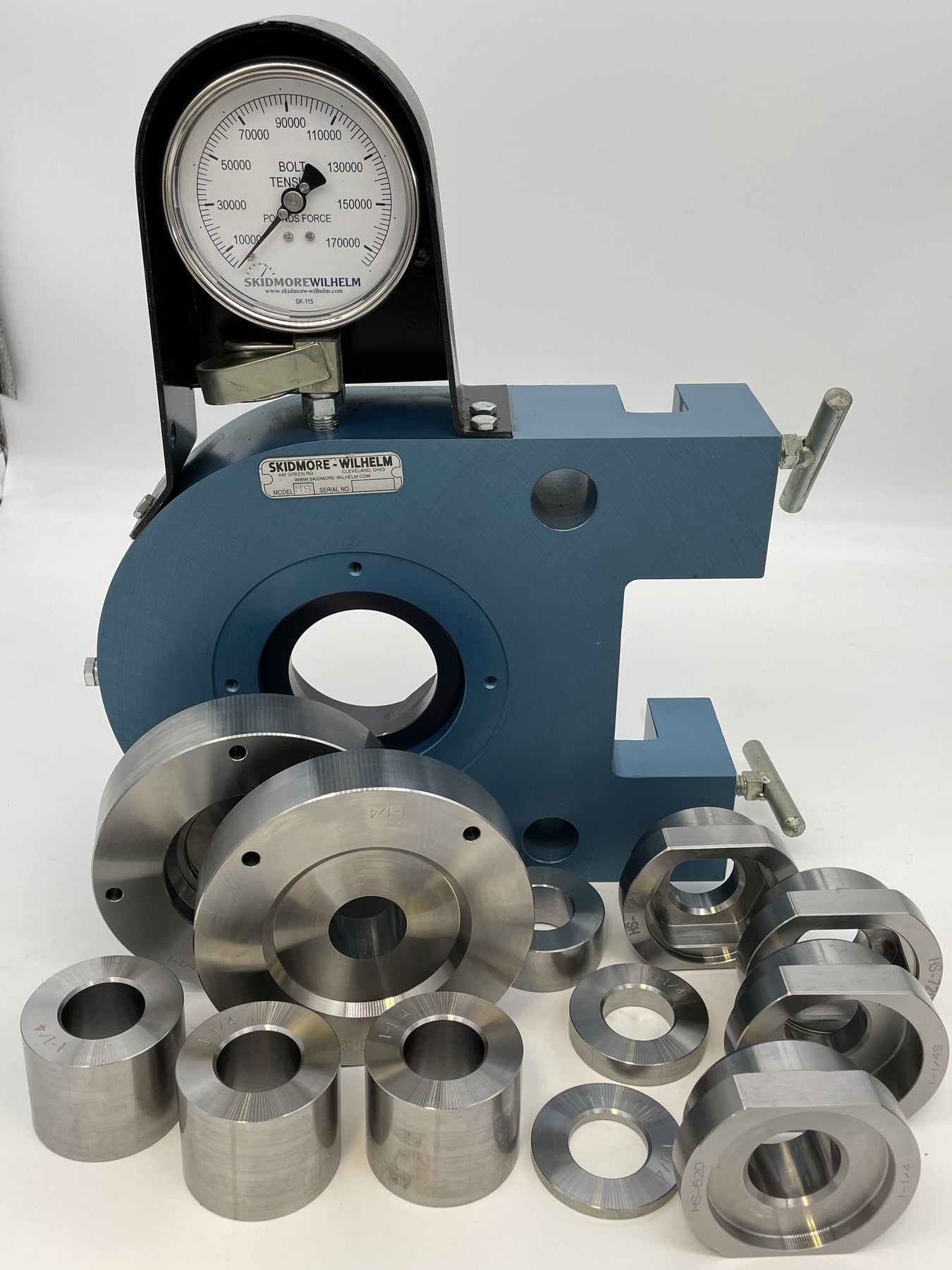Testing Equipment for 1-1/4" Diameter Bolts